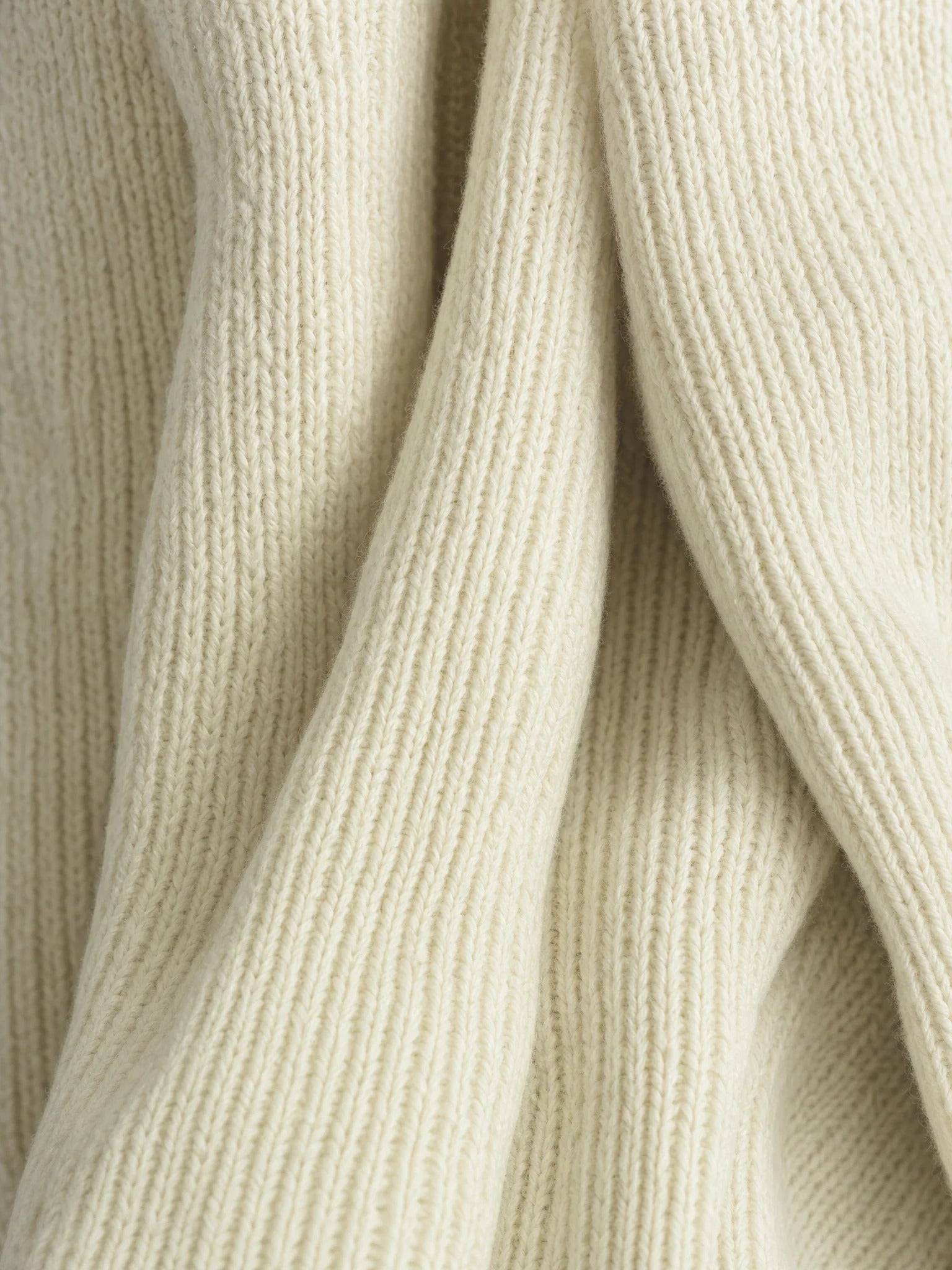 Women’s Beige Sophisticated Knit High Neck Long Sleeve Oversized Mini Dress